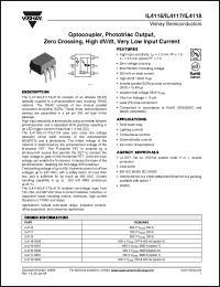 Click here to download IL4117-X007 Datasheet
