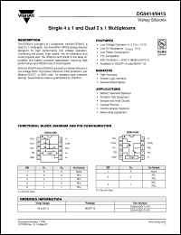 Click here to download DG9415DQ-T1-E3 Datasheet