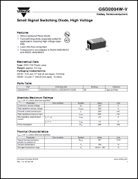 Click here to download GSD2004W-V-GS08 Datasheet