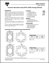 Click here to download DG413DY-T1-E3 Datasheet