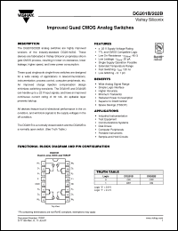 Click here to download DG202BDY-T1 Datasheet