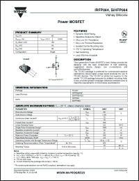 Click here to download SIHFP064-E3 Datasheet
