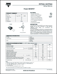 Click here to download IRFP064PBF Datasheet