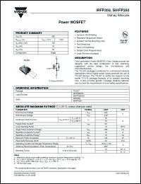 Click here to download SIHFP350 Datasheet
