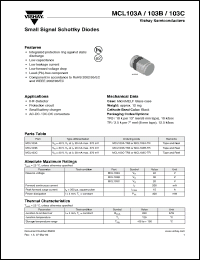 Click here to download MCL103C-TR3 Datasheet