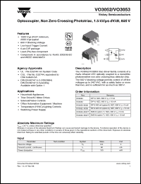Click here to download VO3053-X007T Datasheet