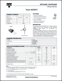 Click here to download IRFP048RPBF Datasheet
