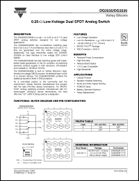 Click here to download DG3535DB-T5-E1 Datasheet