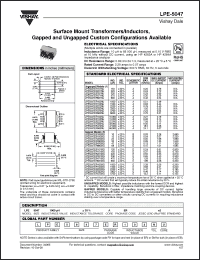 Click here to download LPE5047ER152MG Datasheet