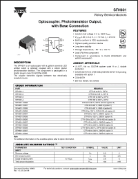 Click here to download SFH601-1X009 Datasheet