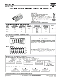 Click here to download MDP1645D04 Datasheet