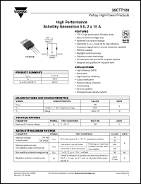 Click here to download 30CTT100 Datasheet