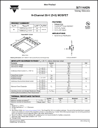 Click here to download SI7114ADN Datasheet