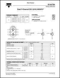 Click here to download SI1967DH-T1-E3 Datasheet