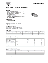 Click here to download LS4148-GS08 Datasheet
