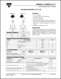 Click here to download MBR2535CT-1TRR Datasheet