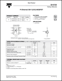 Click here to download SI1073X-T1-E3 Datasheet