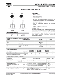 Click here to download 16CTQ100STRR Datasheet