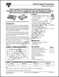 Click here to download VCS1610 Datasheet