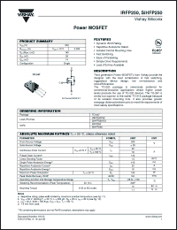 Click here to download SIHFP250-E3 Datasheet
