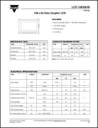 Click here to download LCD-128G064B Datasheet