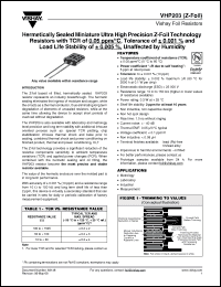 Click here to download VHP203TP120K50UB Datasheet