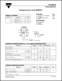 Click here to download SI1406DH-T1 Datasheet