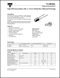 Click here to download TLHB420 Datasheet