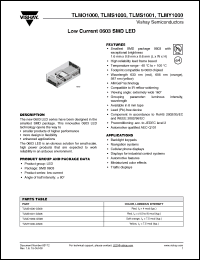 Click here to download TLMS1001-GS08 Datasheet