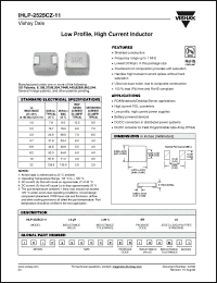 Click here to download IHLP-2525CZ-11 Datasheet
