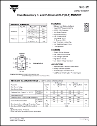 Click here to download SI1016X_08 Datasheet
