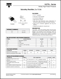 Click here to download 15CRQ045PBF Datasheet