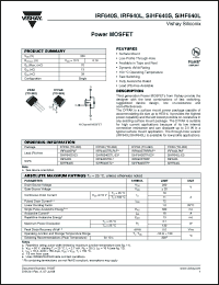 Click here to download SIHF640STL Datasheet
