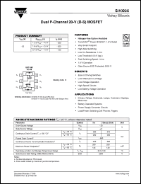 Click here to download SI1023X-T1-E3 Datasheet