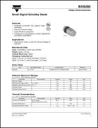 Click here to download BAS285_06 Datasheet