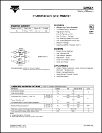 Click here to download SI1025X-T1-E3 Datasheet
