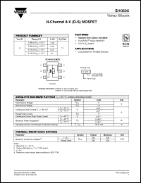 Click here to download SI1050X-T1-GE3 Datasheet