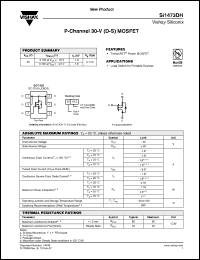 Click here to download SI1473DH-T1-E3 Datasheet