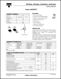 Click here to download IRFR024TRPBF Datasheet