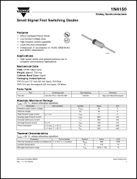 Click here to download 1N4150-TAP Datasheet
