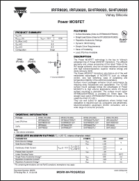 Click here to download SIHFU9020 Datasheet