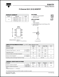 Click here to download SI3867DV_08 Datasheet