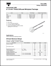 Click here to download TLUR240 Datasheet