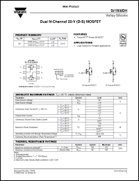 Click here to download SI1958DH Datasheet