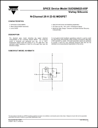 Click here to download SUD50N025-05P Datasheet