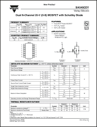 Click here to download SI4340CDY-T1-E3 Datasheet