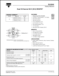 Click here to download SI1024X-T1-E3 Datasheet