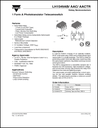 Click here to download LH1549AAC Datasheet