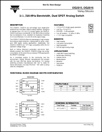 Click here to download DG2516DQ-T1-E3 Datasheet