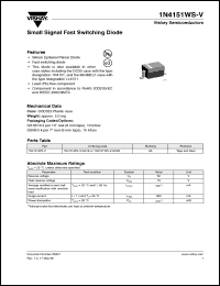 Click here to download 1N4151WS-V-GS08 Datasheet